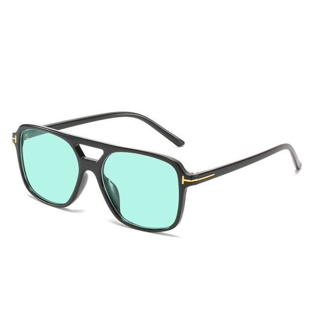 Calanovella Retro Oversized Square Sunglasses Women Men New Fashion