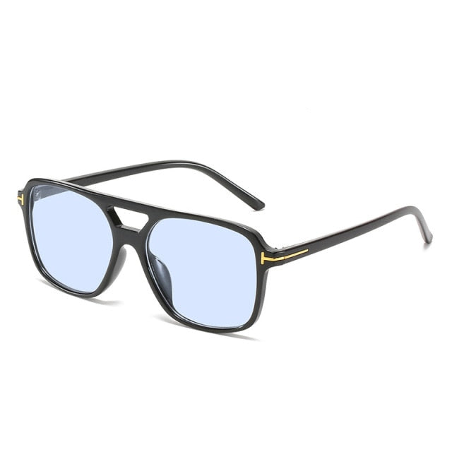 Calanovella Retro Oversized Square Sunglasses Women Men New Fashion