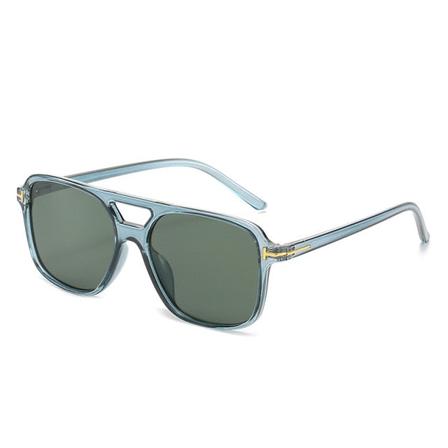 Calanovella Retro Oversized Square Sunglasses Women Men New Fashion