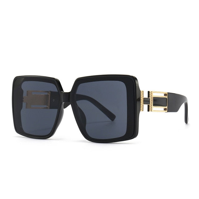 Calanovella Square Sunglasses Women Luxury Brand Designer Vintage Sun Glasses For Men Fashion Flat Top Shades Gradient Eyewear UV400