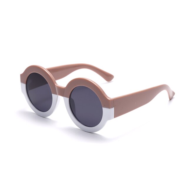 Calanovella New Round Sunglasses Women Punk Oversized Sun Glasses Men - Style A