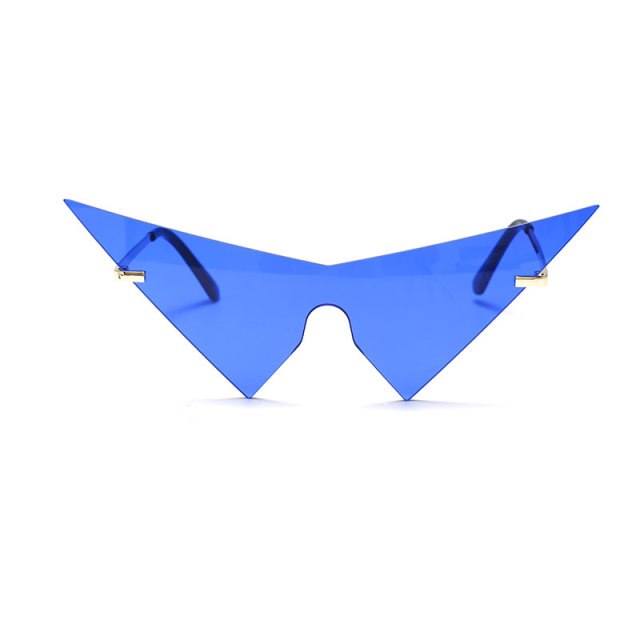 Calanovella Oversized Triangle One Piece Women Sunglasses Vintage