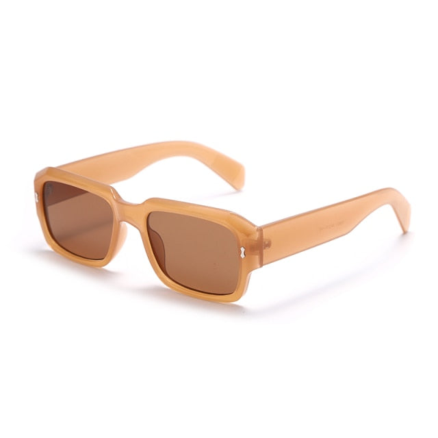 Calanovella Classic Rectangle Sunglasses Women Men Vintage Rectangular Sun Glasses UV400 Goggle Shades Eyewear Gafas De Sol