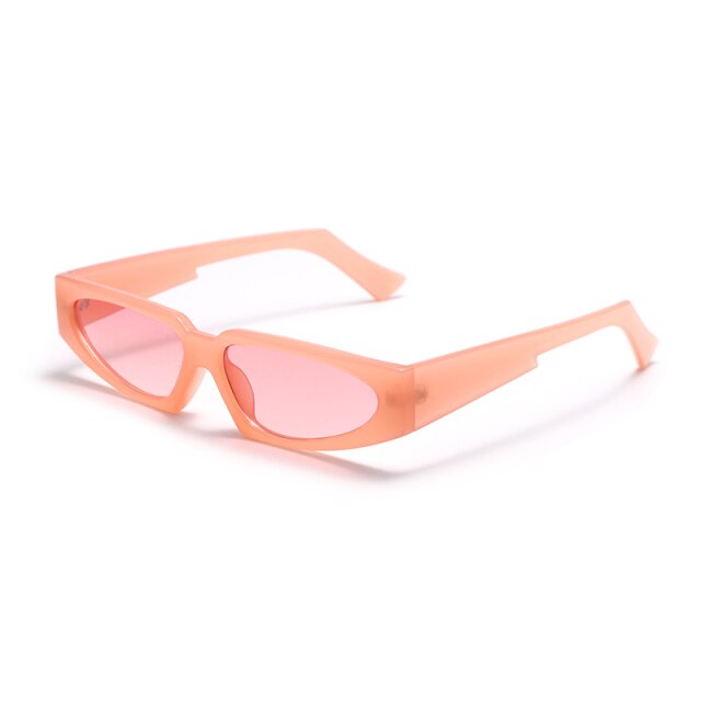 Calanovella Small Cateye Sunglasses Women Men Vintage Cat Eye Sun Glasses UV400 Goggle Shades Eyewear Female Gafas De Sol