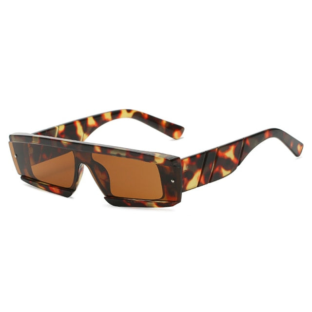 Calanovella One Lens Steam Punk Sunglasses Cool Men Women Brand Designer Fashion Shades UV400 Vintage One Piece Sun Glasses Eyewear