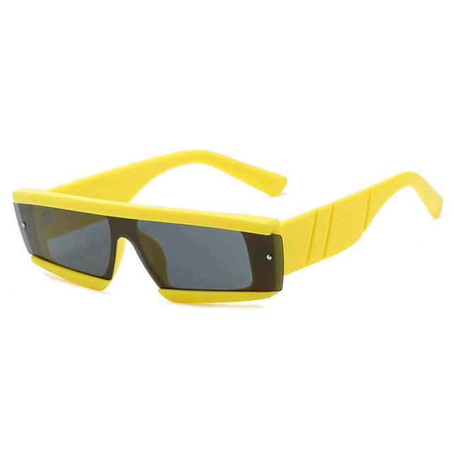 Calanovella One Lens Steam Punk Sunglasses Cool Men Women Brand Designer Fashion Shades UV400 Vintage One Piece Sun Glasses Eyewear