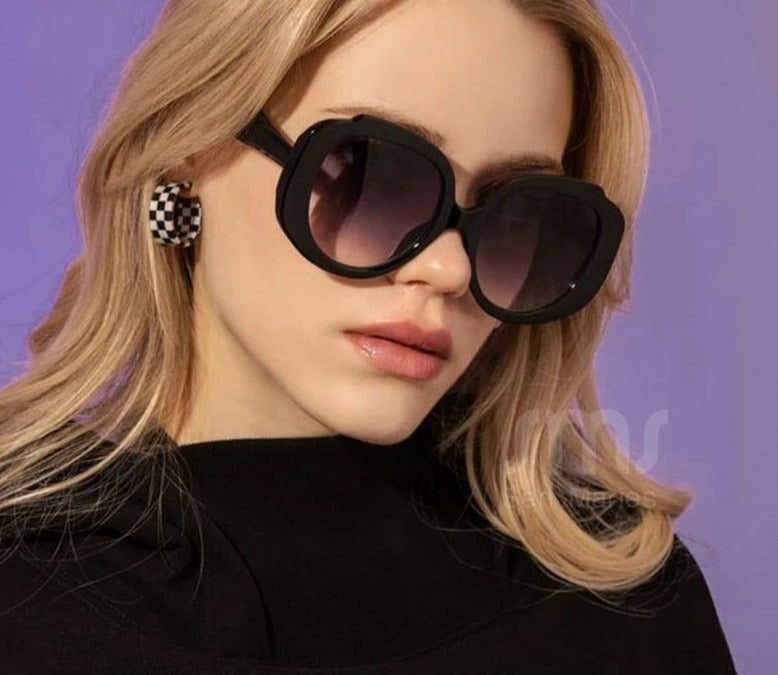 Calanovella New Square Sunglasses Women Oversized Steampunk Sun