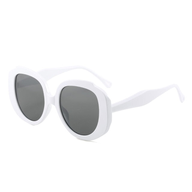Calanovella New Square Sunglasses Women Oversized Steampunk Sun Glasses Men UV400 Driving Gradient Shades Vintage Goggle Eyewears