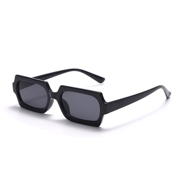 Calanovella Retro Rectangle Sunglasses Women Vintage Small Square Sun