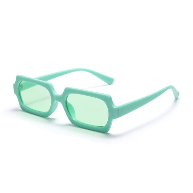 Calanovella Retro Rectangle Sunglasses Women Vintage Small Square Sun Glasses Men UV400 Shades Ladies Classical Fashion Eyewear Gafas De Sol