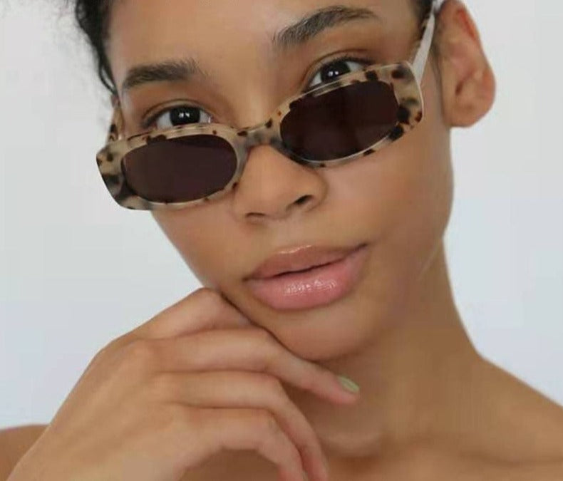Calanovella Ins Popular Fashion Rectangle Sunglasses Women Fashion