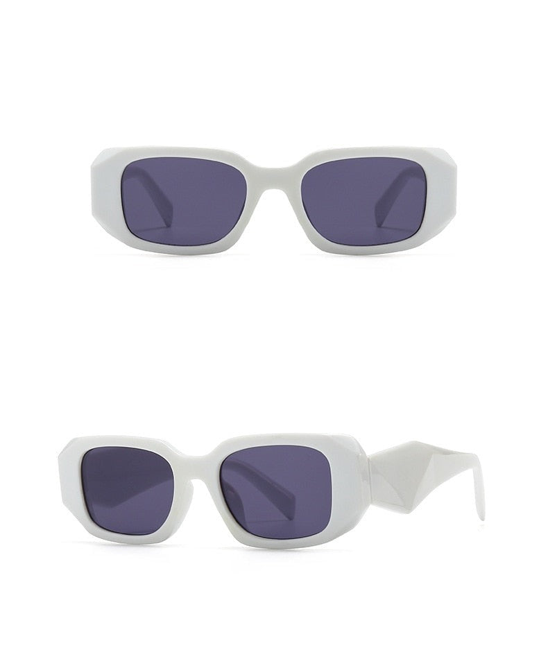 Calanovella Women Vintage Sunglasses Brand Designer Ladies Irregular Square Sun Glasses Men UV400 Protection Outdoor Shades Eyewear
