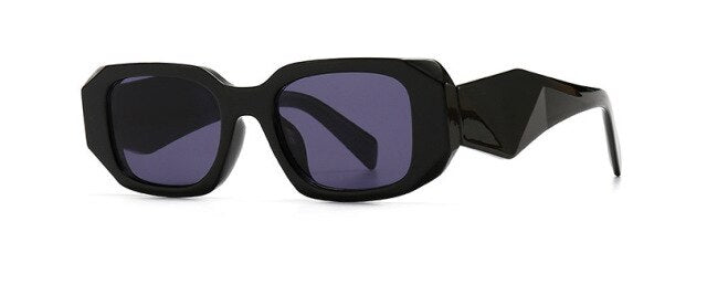 Calanovella Women Vintage Sunglasses Brand Designer Ladies Irregular Square Sun Glasses Men UV400 Protection Outdoor Shades Eyewear