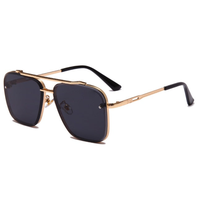 Calanovella Steampunk Square Sunglasses Men Sun Glasses Women UV400
