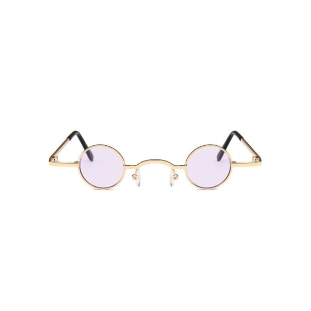 Calanovella Steampunk Round Sunglasses Women Mirror Vintage Sunglasses