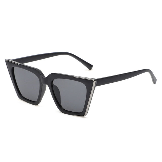 Calanovella New Oversized Sunglasses Women Vintage Square Sun Glasses Men UV400 Driving Shades Punk Cat Eye Goggles Eyewear Gafas De Sol