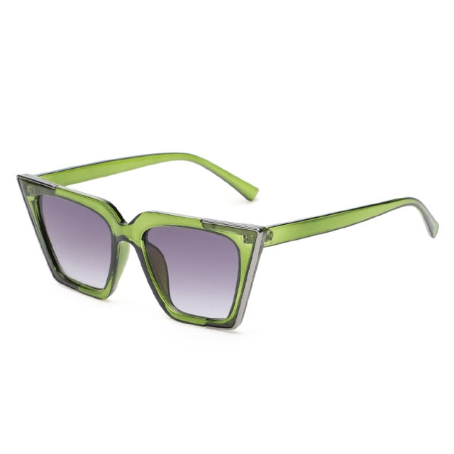 Calanovella New Oversized Sunglasses Women Vintage Square Sun Glasses
