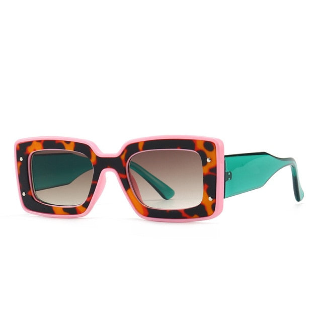 Calanovella Rectangle Sunglasses Women Luxury Brand Designer