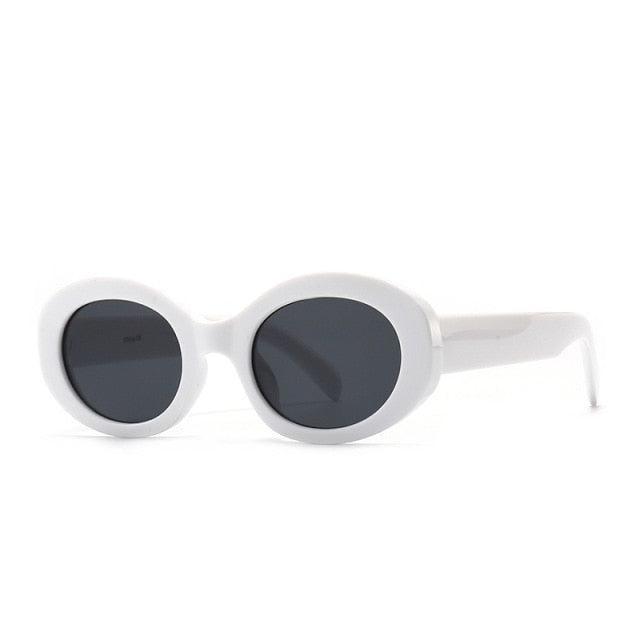 Calanovella Oval Vintage Sunglasses Women Men Retro Eyeglasses Luxury