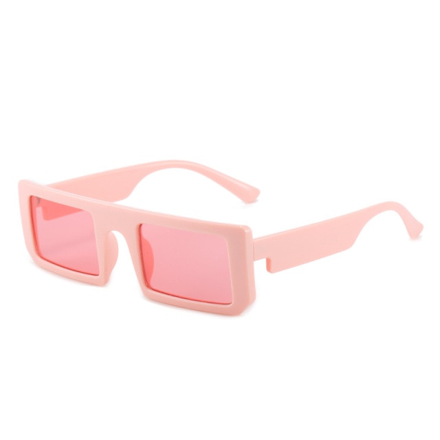 Calanovella Vintage Rectangle Sunglasses Women Tinted Sun Glasses Men