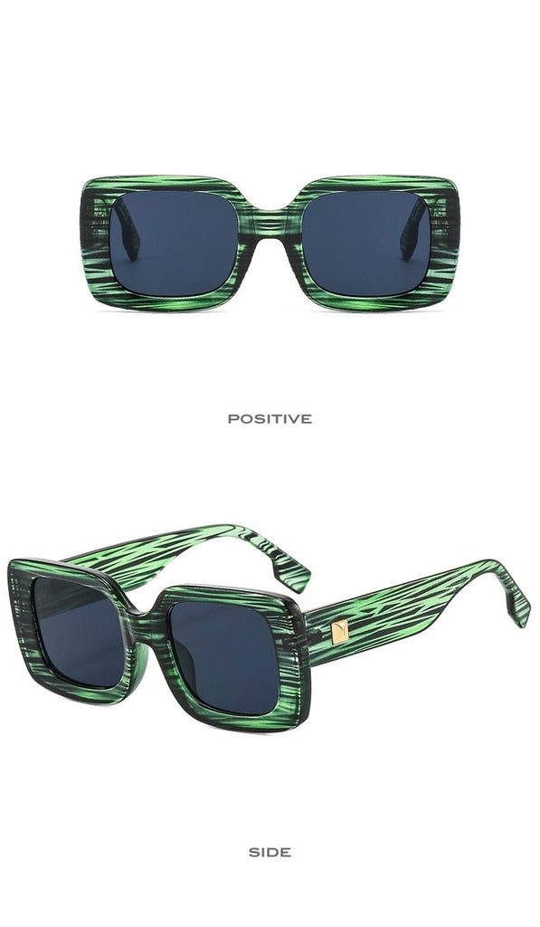 Calanovella Vintage Square Sunglasses Women Tinted Sun Glasses Men UV400 Goggle Shades Ladies Fashion Eyewear Oculos Escuros