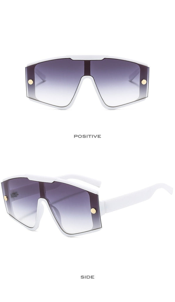 Calanovella Oversized One Piece Sunglasses Luxury Brand Designer