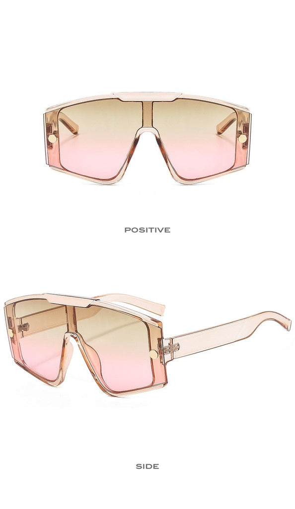 Calanovella Oversized One Piece Sunglasses Luxury Brand Designer