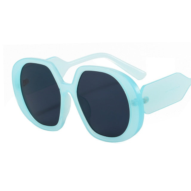 Calanovella Punk Oversized Sunglasses Women Men Sun Glasses UV400 Driving Tinted Shades Gradient Eyewear Gafas De Sol Brand Designer