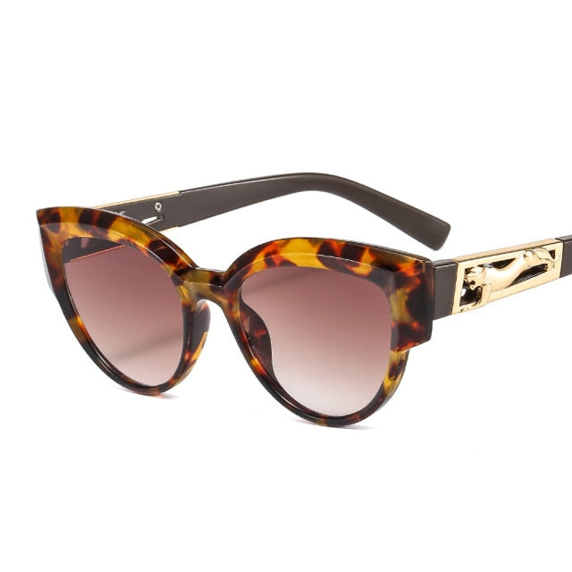 Calanovella Cat Eye Sunglasses Women Luxury Brand Designer Steampunk