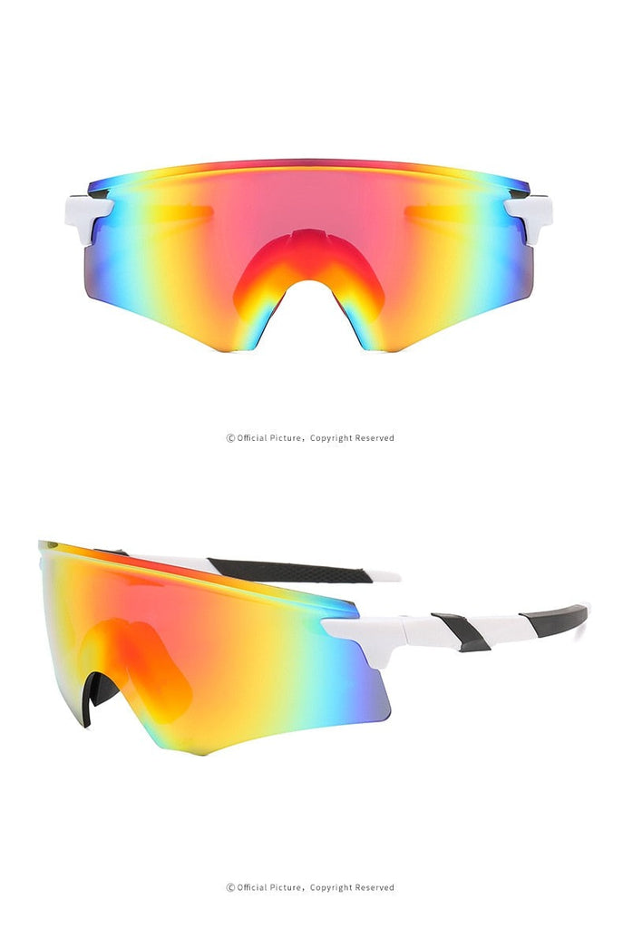 Calanovella Men Goggles Sun Glasses Women One Piece Oversized Bike