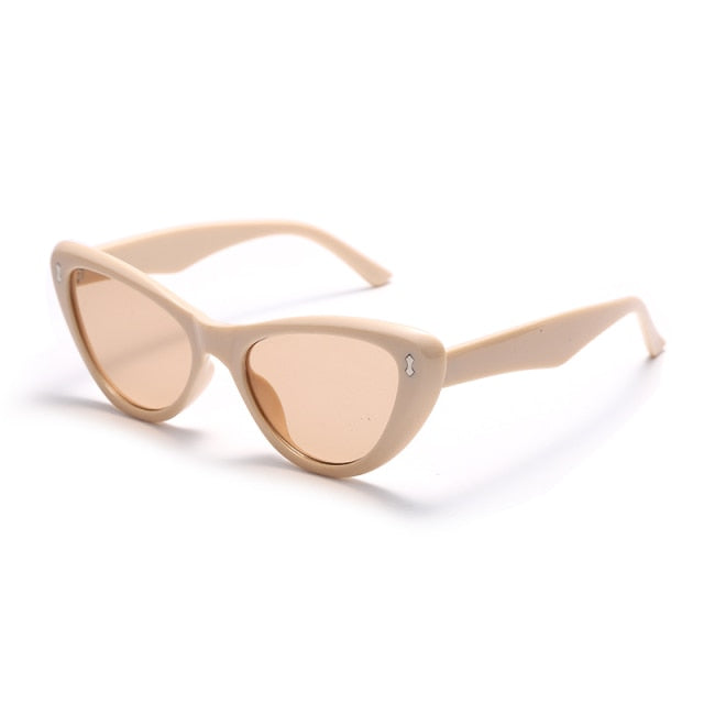 Calanovella Cat Eye Women Sunglasses Men Punk Sun Glasses UV400 Shades