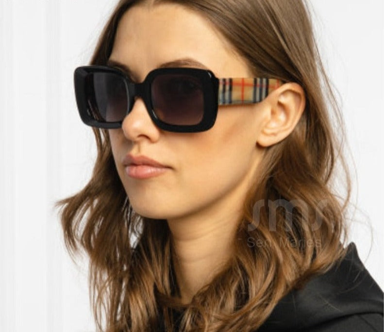 Calanovella Oversized Square Sunglasses Women Luxury Brand Designer