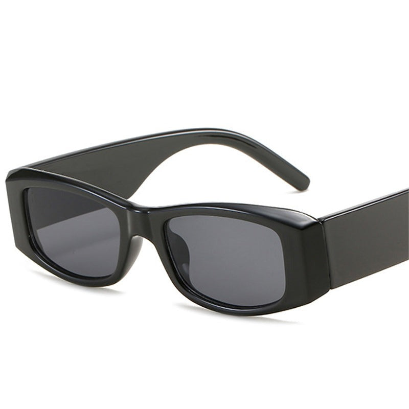 Calanovella Retro Rectangle Sunglasses Women Trending Shades UV400 Square Men Yellow Pink Sun Glasses