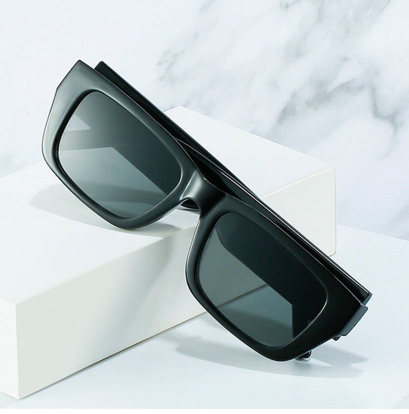 Calanovella Retro Square Double Colors Sunglasses Women Fashion Brand