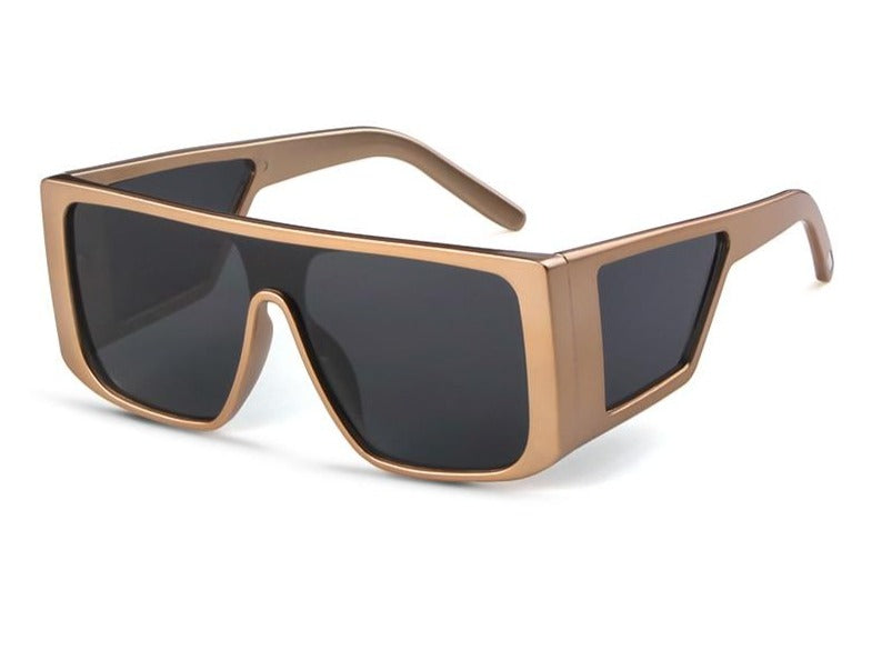 Calanovella Big Square Sunglasses Designer Oversized Cool Side Shield