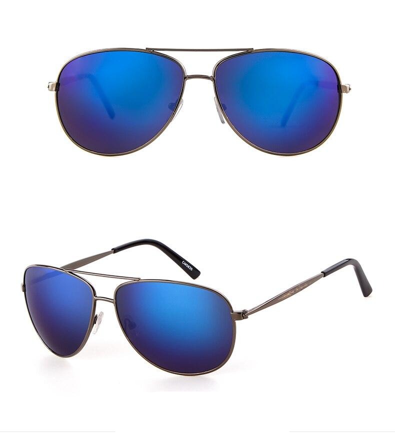 Calanovella Polarized Aviator Sunglasses Designer Double Bridge Lens